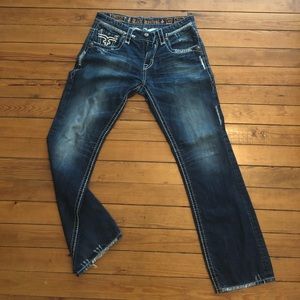 Men’s rock revival jeans NWOT